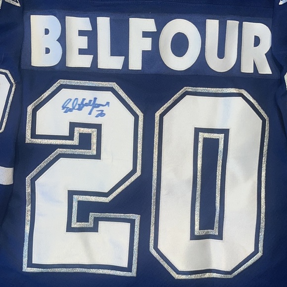 Ed Belfour Signed Toronto Maple Leafs Jersey - Picture 3 of 4